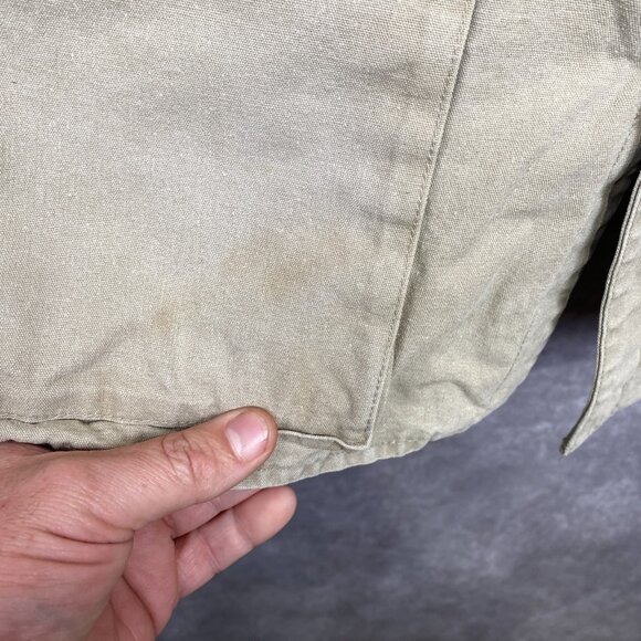 Vintage ORVIS Otter Creek Collection Safari Vest Men Large Tan  Fishing 1980-90s - Picture 5 of 12